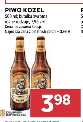 Piwo Kozel promocja w Stokrotka