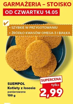 Kotlety z łososia panierowane SUEMPOL promocja w Kaufland