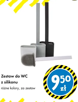 Zestaw do WC z silikonu promocja w Tedi