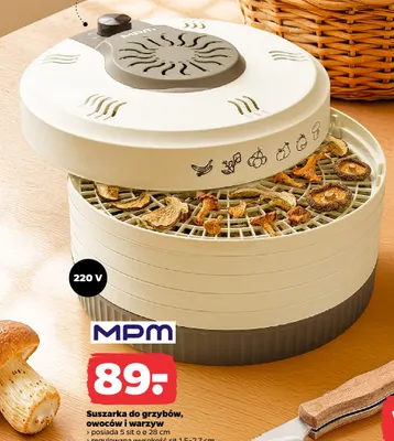 Suszarka do grzybów, owoców i warzyw Mpm promocja w Netto
