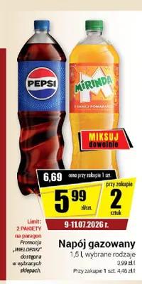 Napój gazowany Mirinda promocja w Premium Nasz Sklep