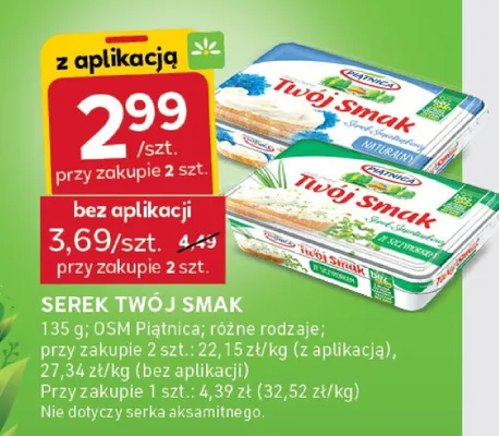Serek Twój Smak promocja w Stokrotka
