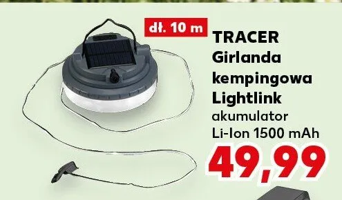 Girlanda kempingowa Lightlink akumulator Li-Ion 1500 mAh promocja w Kaufland