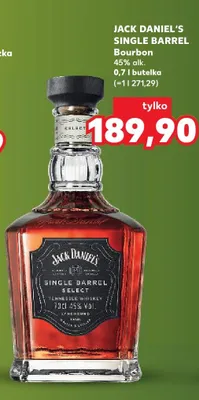 Bourbon Jack Daniel's Single Barrel promocja w Kaufland