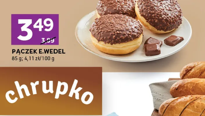 Pączek E.Wedel promocja w Stokrotka