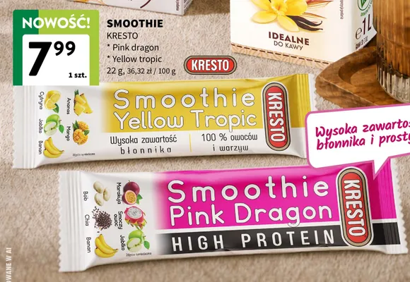 Smoothie Kresto Pink Dragon promocja w Intermarche