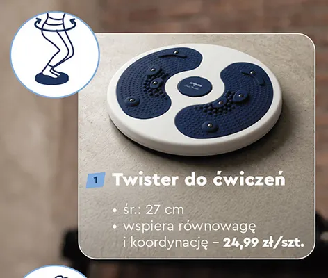 Twister do ćwiczeń Spokey 27 cm promocja w Biedronka