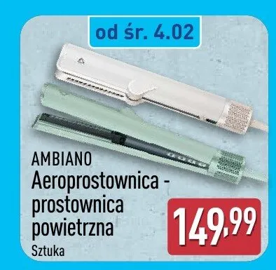 Aeroprostownica - prostownica powietrzna  promocja w Aldi