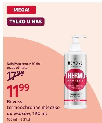 Termoochronne mleczko do włosów, 190ml promocja w Rossmann