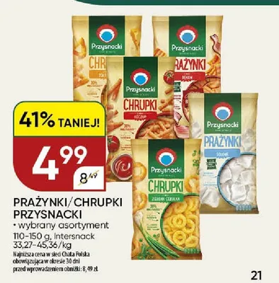 Prażynki Przysnacki promocja w Chata Polska