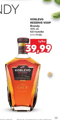 Brandy Koblevo Reserve VSOP promocja w Kaufland