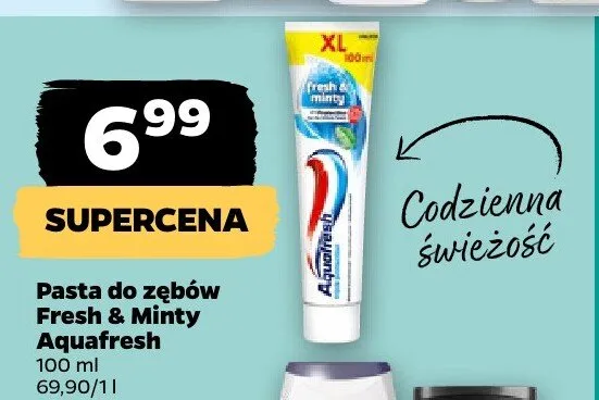 Pasta do zębów Fresh & Minty promocja w Netto
