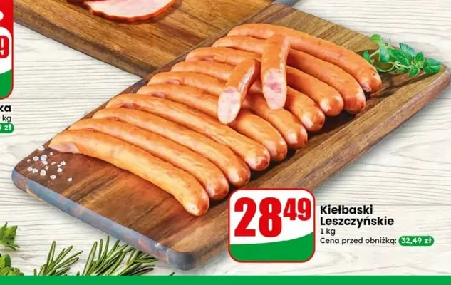 Kiełbaski Leszczyńskie Agro Rydzyna promocja w Dino