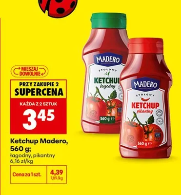 Ketchup pikantny Madero promocja w Biedronka