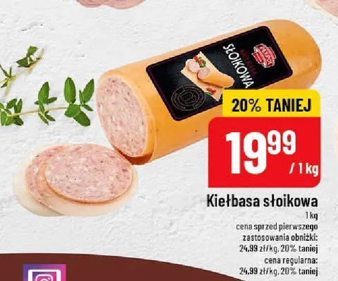 Kiełbasa stołkowa promocja w POLOmarket