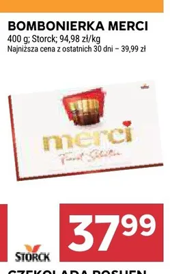 Bombonierka Merci promocja w Stokrotka