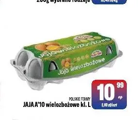 Jaja wielozbożowe kl. L Polskie Fermy promocja w Tomi Markt