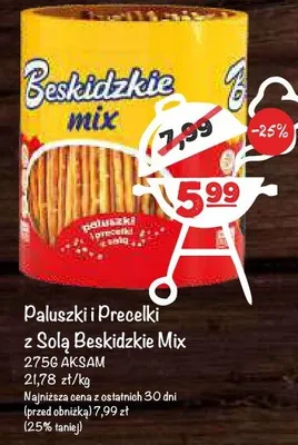 Paluszki i Precelki z Solą Beskidzkie Mix promocja w Arhelan