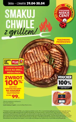 Karkówka grillowa Czas na Grill mega paka promocja w Biedronka