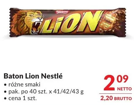 Baton Lion Nestlé promocja w Makro