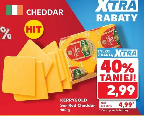 Ser Red Cheddar Kerrygold promocja w Kaufland