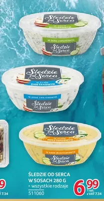 Śledzie w sosie koperkowym Śledzie od Serca promocja w Selgros