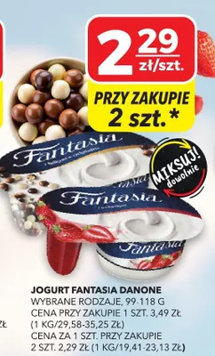 Jogurt fantasia promocja w Top Market