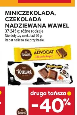 Czekolada nadziewana Wawel promocja w Stokrotka