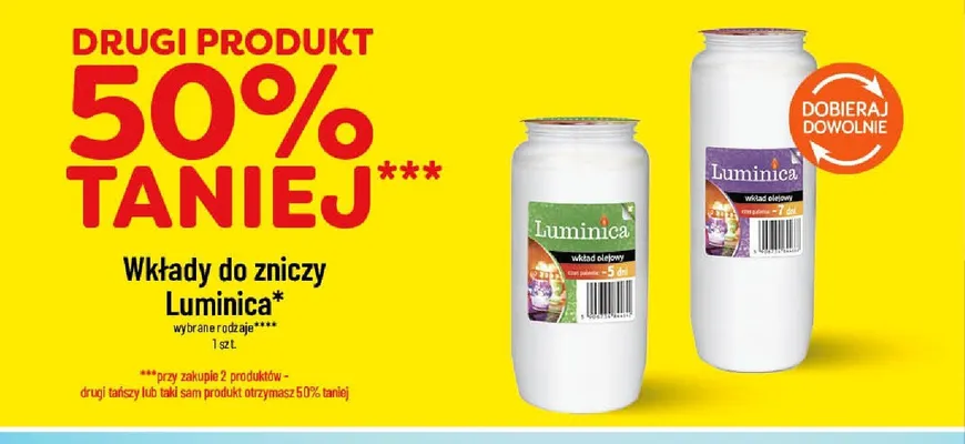 Wkład do zniczy olejowy Luminica 7 dni promocja w POLOmarket
