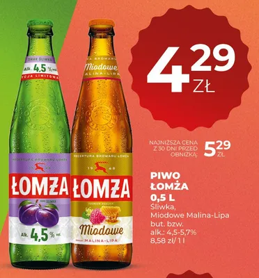 Piwo Śliwka, Miód-Malina-Lipa promocja w Duży Ben