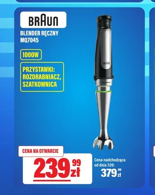 Blender ręczny Braun MQ7045 promocja w RTV EURO AGD