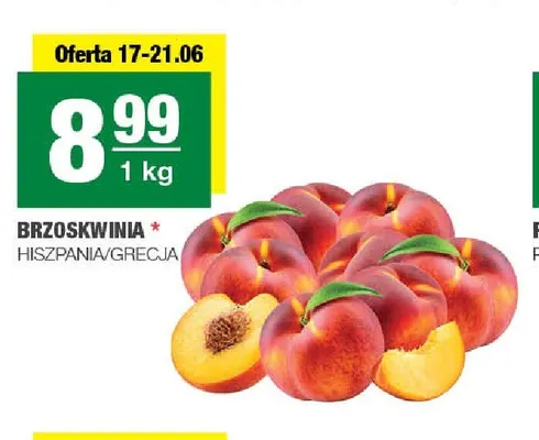 Brzoskwinia promocja w SPAR