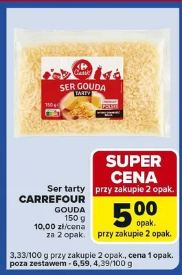 Ser tarty gouda promocja w Carrefour Express