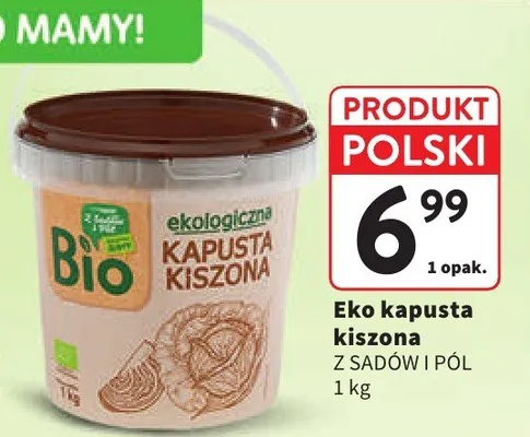 Eko kapusta kiszona promocja w Intermarche