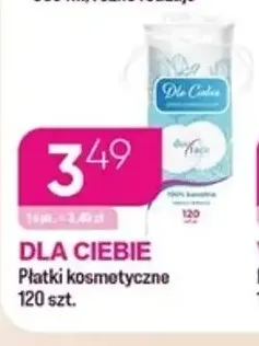 Płatki kosmetyczne Dla Ciebie promocja w Drogerie Koliber