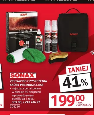 Zestaw do czyszczenia skóry Sonax Premium Class promocja w Selgros