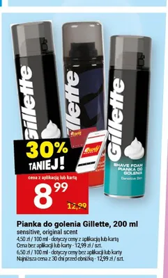 Pianka do golenia Gillette Original Scent promocja w Twój Market