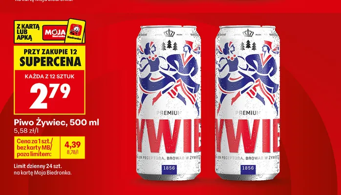 Piwo Żywiec promocja w Biedronka