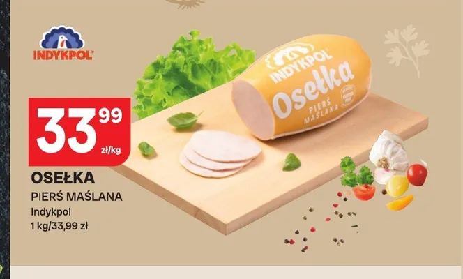 Osełka pierś maślana Indykpol promocja w Chorten