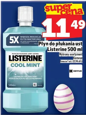 Płyn do płukania ust Listerine promocja w TOPAZ