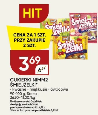 Żelki Nimm2 Śmiejżelki owocowe promocja w Chata Polska