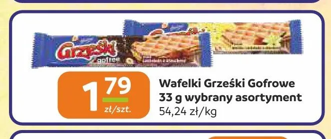 Wafel Grześki Gofrowe promocja w Społem Częstochowa