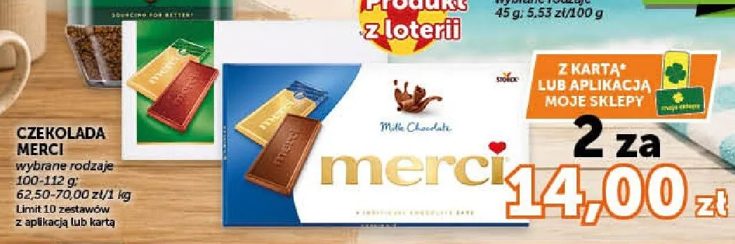 Czekolada Merci Milk Chocolate promocja w Euro Sklep