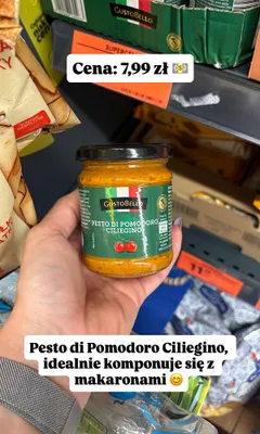 Pesto di Pomodoro Ciliegino GustoBello promocja w Biedronka
