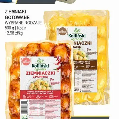 Ziemniaki gotowane KOTLIŃSKI OGRÓDEK promocja w Słoneczko