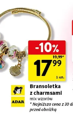 Bransoletka z charmsami Adar promocja w Intermarche