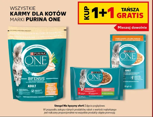 Karmy dla kotów marki Purina One promocja w Kaufland