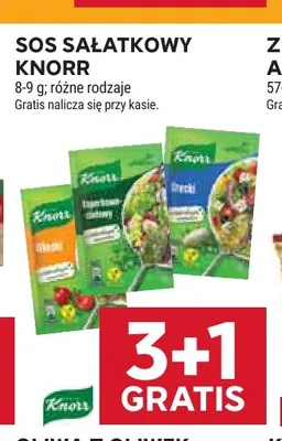 Sos sałatkowy grecki Knorr promocja w Stokrotka