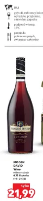 Wino Mogen David Concord promocja w Kaufland