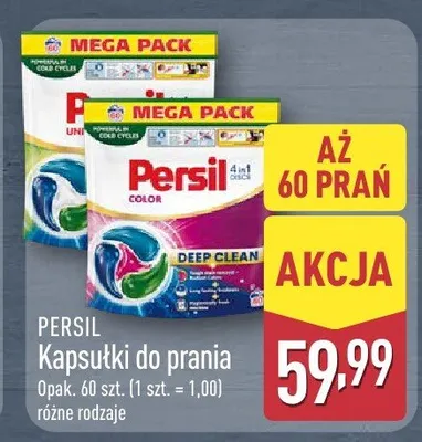 Kapsułki do prania promocja w Aldi